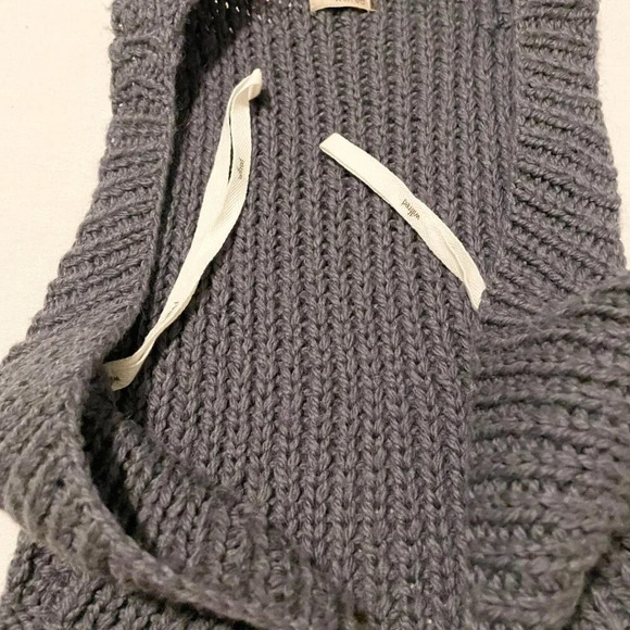 Wilfred Aritzia Sleeveless Knitted  Wool V Neck Dress Missing Size Tag - Picture 6 of 16